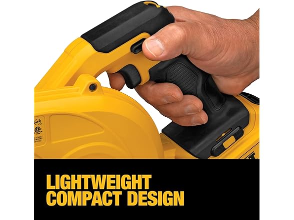 DEWALT DCE100B 20V MAX Blower, 100 CFM Airflow, Variable Speed Switch, Includes Trigger Lock, Bare Tool Only