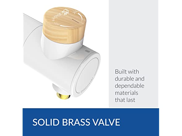 Bio Bidet by Bemis Essential Freshwater Spray Bidet Attachment For Toilet, White, Non Electric, Easy Install