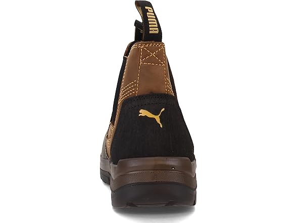 PUMA 630935 Men's Tanami Double Gore Brown Soft Toe Mid Industrial Shoe - Choose Size