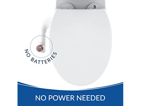 Bio Bidet by Bemis Essential Freshwater Spray Bidet Attachment For Toilet, White, Non Electric, Easy Install