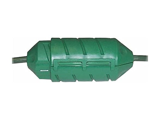 Farm Innovators CC-2 Cord Connect Water-Tight Outdoor Lawn/Garden Power Tool Extension Cord Lock, Fits 12- to 18-Gauge Cords, Green