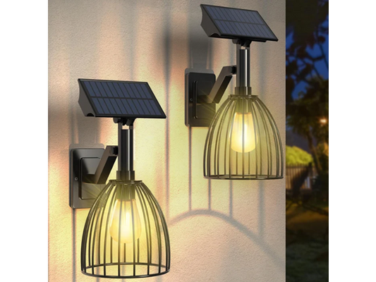 Hakol BH-711 Solar Wall Lanterns Outdoor 2 Pack