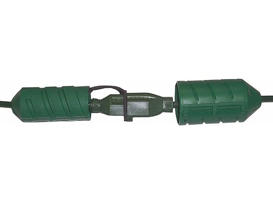 Farm Innovators CC-2 Cord Connect Water-Tight Outdoor Lawn/Garden Power Tool Extension Cord Lock, Fits 12- to 18-Gauge Cords, Green