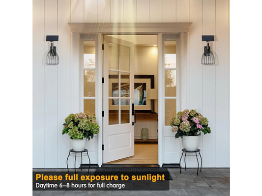 Hakol BH-711 Solar Wall Lanterns Outdoor 2 Pack