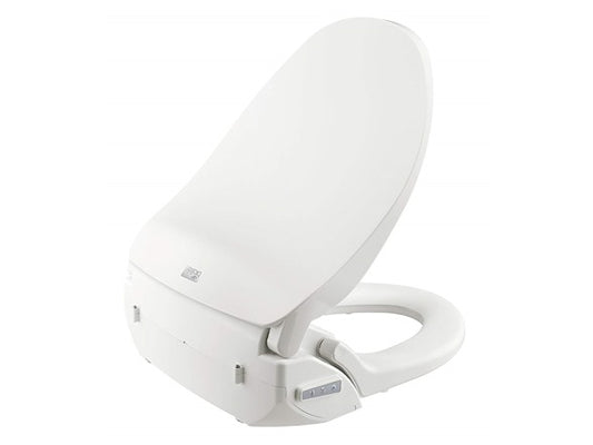 BioBidet Slim TWO Bidet Smart Toilet Seat with Night Light and Stainless Nozzle (Round)
