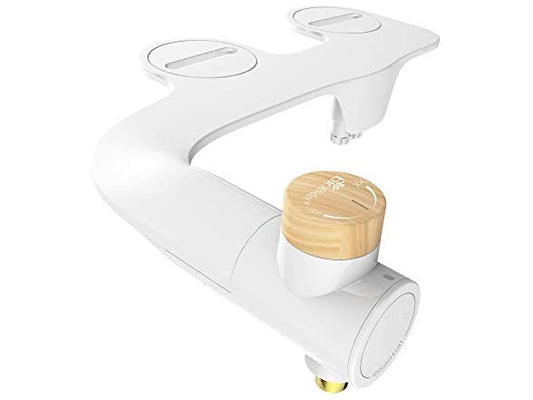 Bio Bidet by Bemis Essential Freshwater Spray Bidet Attachment For Toilet, White, Non Electric, Easy Install