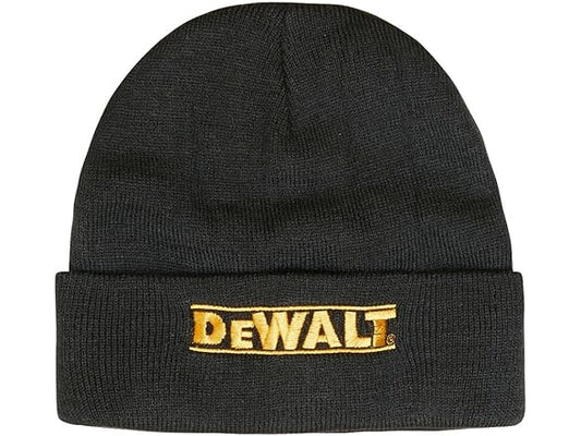 DeWALT 3 Pair Cotton Blend Work Crew and Knitted Hat Set 2Pk