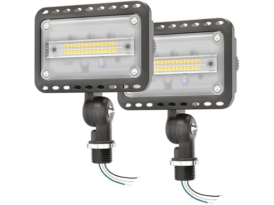 CINOTON 20W Outdoor LED Flood Lights, 2 Pack